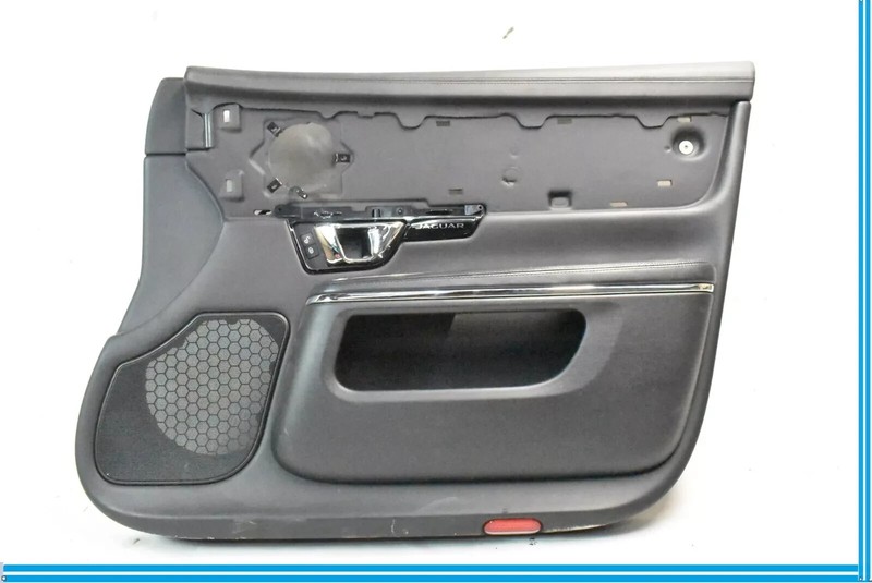10-18 Jaguar X351 XJ XJL Front Right Side Interior Door Trim Panel Black OEM