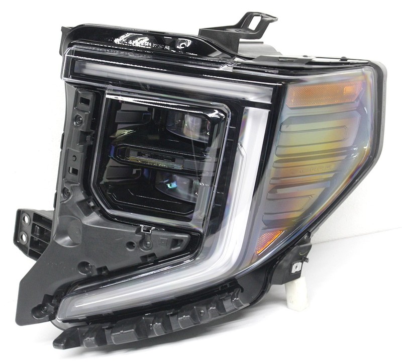 OEM Left Driver Side LED Headlamp For GMC Sierra Denali 85543193 Tab Missing
