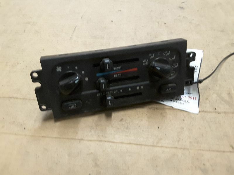 Temperature Control Front Main Control With AC Fits 99-03 WINDSTAR 131164