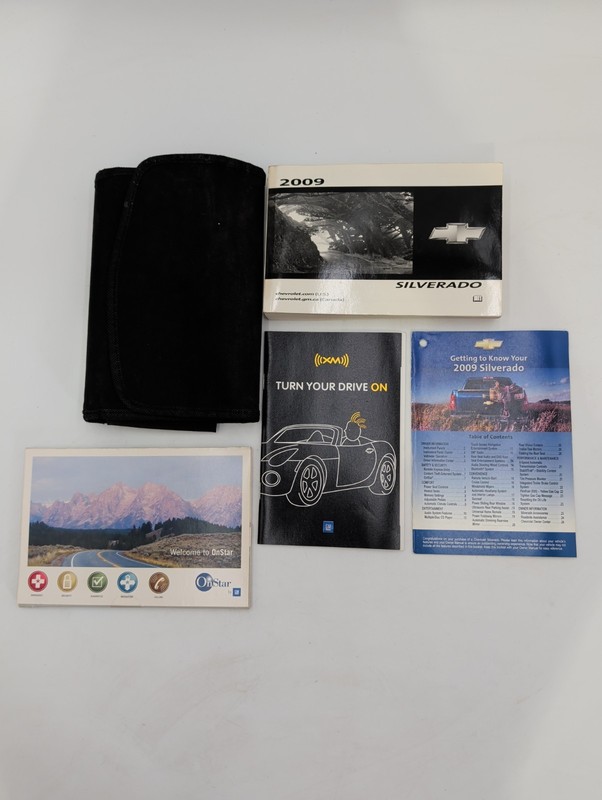 2009 Chevrolet Silverado Owners Manual Work Truck (WT), LT, and LTZ And Case