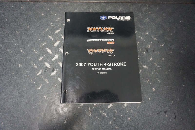 Polaris ATV Four-Wheeler OEM 2007 Youth 4-Stoke Service Manual 9920848