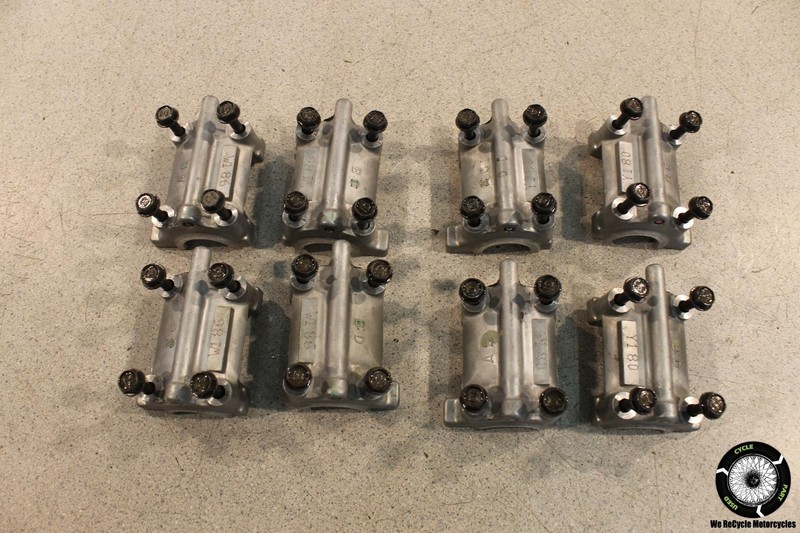 1992 Honda Interceptor 750 VFR750F CAMSHAFT CAPS HOLDERS CLAMPS SET VFR 92