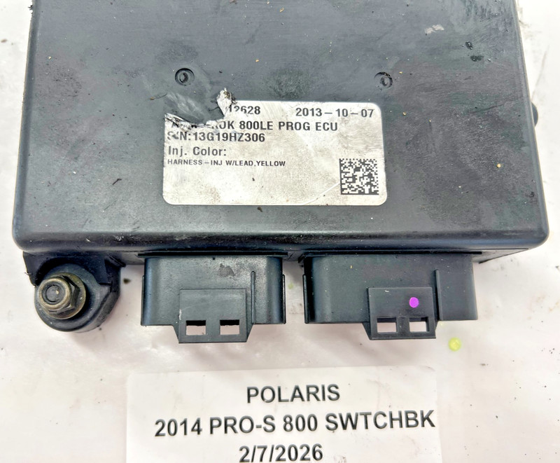 2014 Polaris Indy 800 Cdi Ecu Ecm Computer Box Yellow Injector