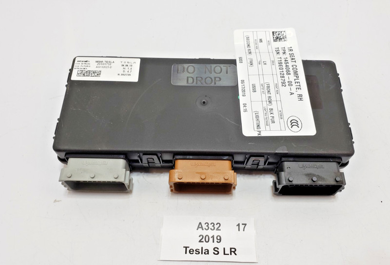 ✅ 2016-2020 OEM Tesla Model S Front Right Passenger Seat Control Module Unit