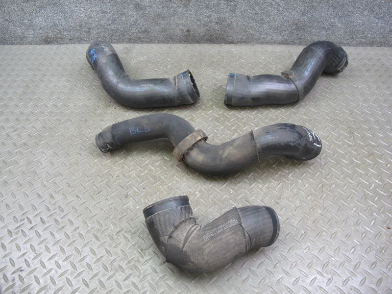 03-12 BENTLEY CONTINENTAL GTC GT 6.0L INTERCOOLER HOSE PIPE LINE SET OF 4