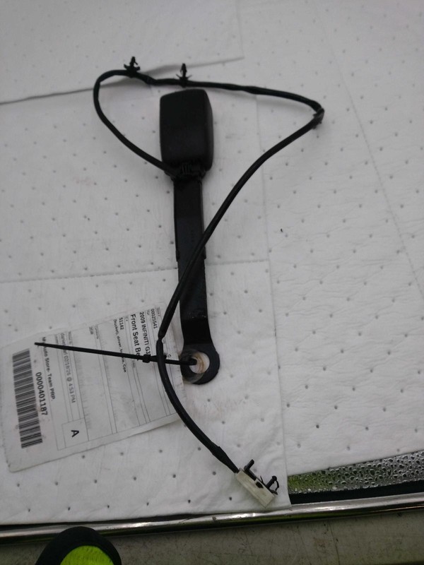 2009 INFINITI G37 OEM Used Blue Seat Belt 86843JK60B 132K Miles 2DR