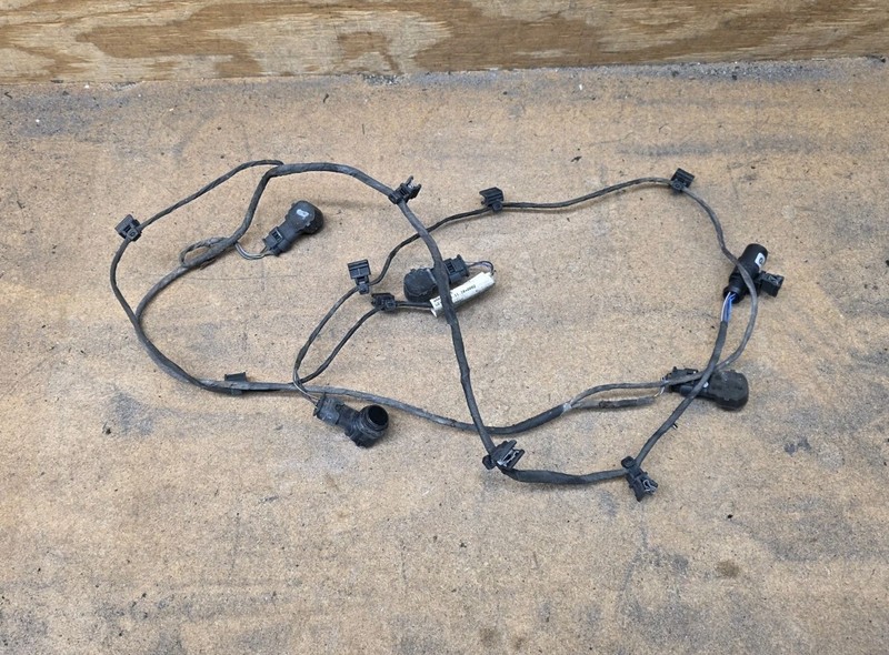 2009 2010 2011 2012 Audi Q5 Rear Bumper Wiring Harness W/Sensors OEM