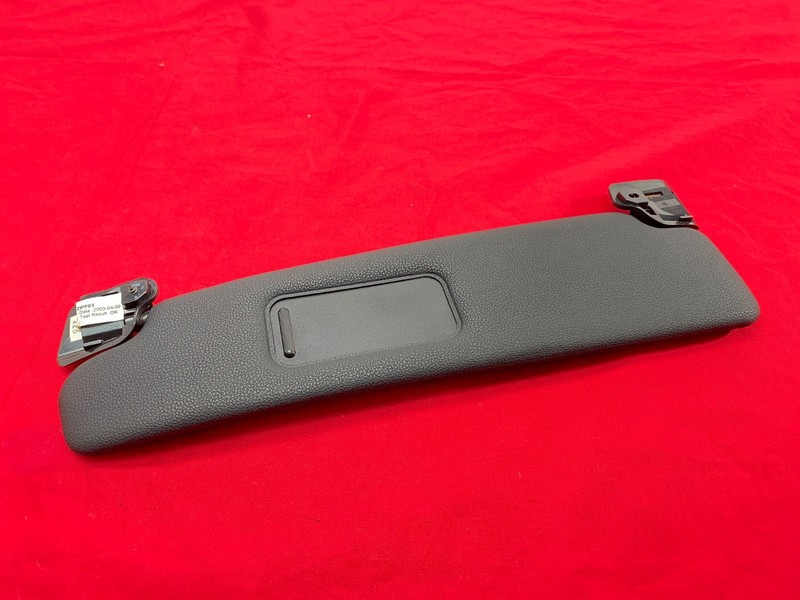 03-08 BMW E85 E86 Z4 Left Driver Side Upper Sun Visor Shade Leather Black OEM✅