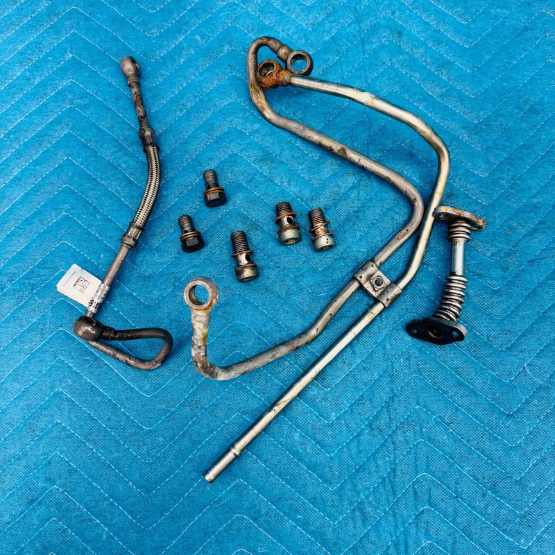 2012–2018 Ford Focus ST 2.0 Turbo Oil Feed & Return Lines Set OEM AG9G6K679BE