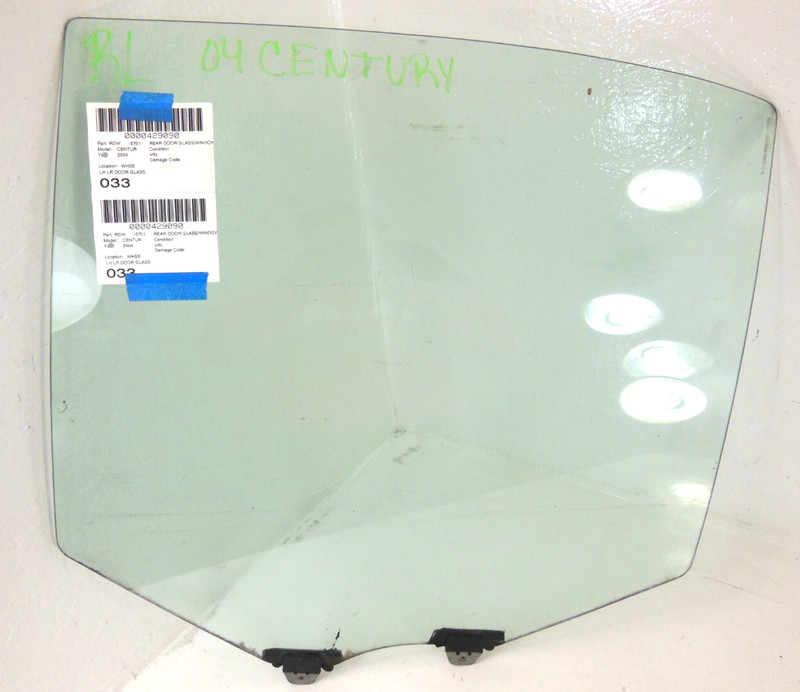 1997-2005 Buick Century Rear Door Window Glass Driver Left LH OEM