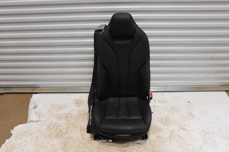 2017-2020 BMW 430I F33 FRONT RIGHT PASSENGER SIDE SEAT LEATHER BLACK OEM