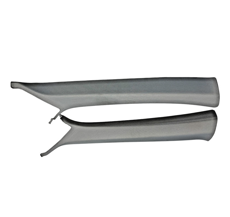 📌 18-25 AUDI A4 MK5 B9 A POST TRIM MOULDING PAIR GRAY 8W0867233D 8W0867234D OEM