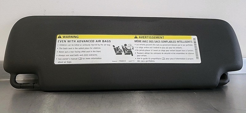 Passenger Right Sun Visor 2016 Thru 2019 CASCADA OEM Black Convertible RH