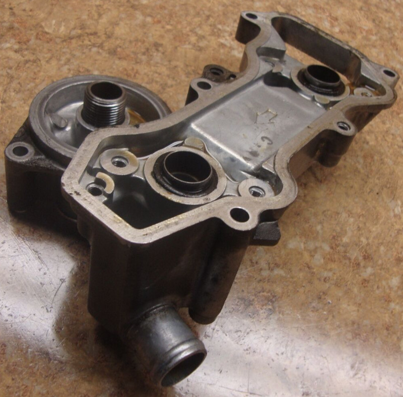 1991 Honda CBR600 CBR 600 F2 CBR600F2 Engine Oil Cooler Cover Panel Filter F13