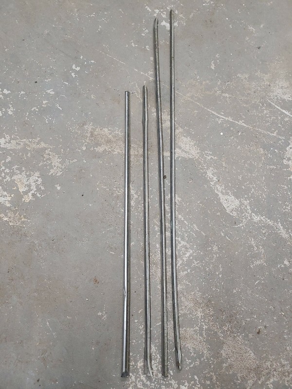 1966 MERCEDES-BENZ 250S LEFT SIDE CENTER TRIM SET DOOR FENDER TRIM