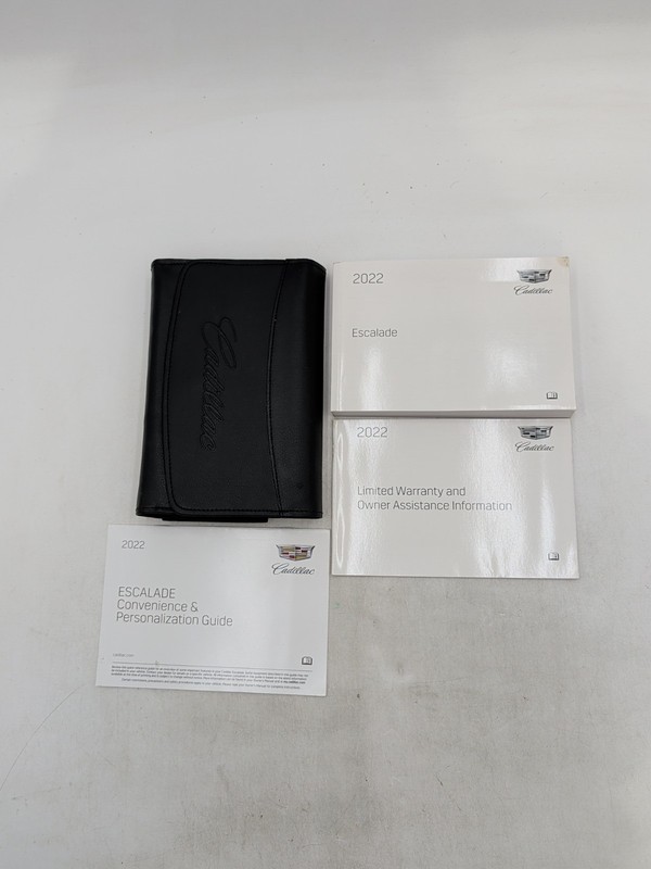 2022 Cadillac Escalade Owner's Manual Factory Set With Case Plus Free Shipping