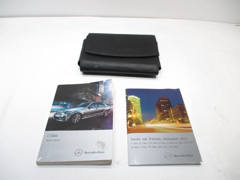 2013 MERCEDES C-CLASS OWNERS MANUAL 3.5L AT AWD 95K 43424