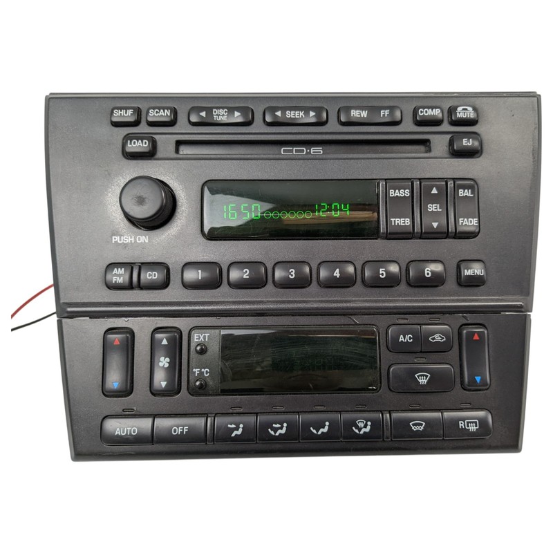2000-2001 Lincoln LS CD Player Radio Heater Climate Control YW4F-18C815-AC OEM