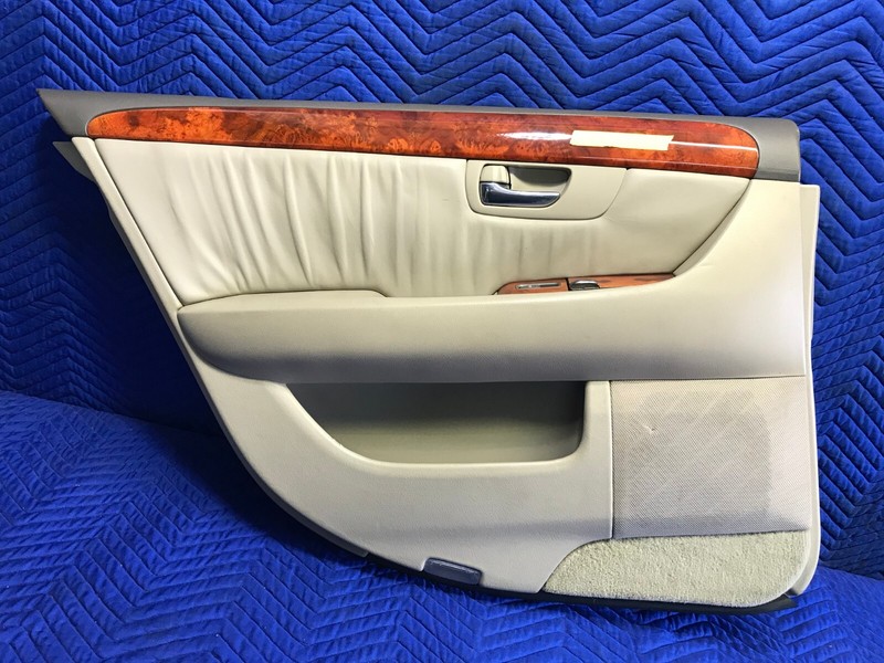 01-03 LEXUS LS430 REAR LEFT DRIVER INTERIOR DOOR PANEL OEM