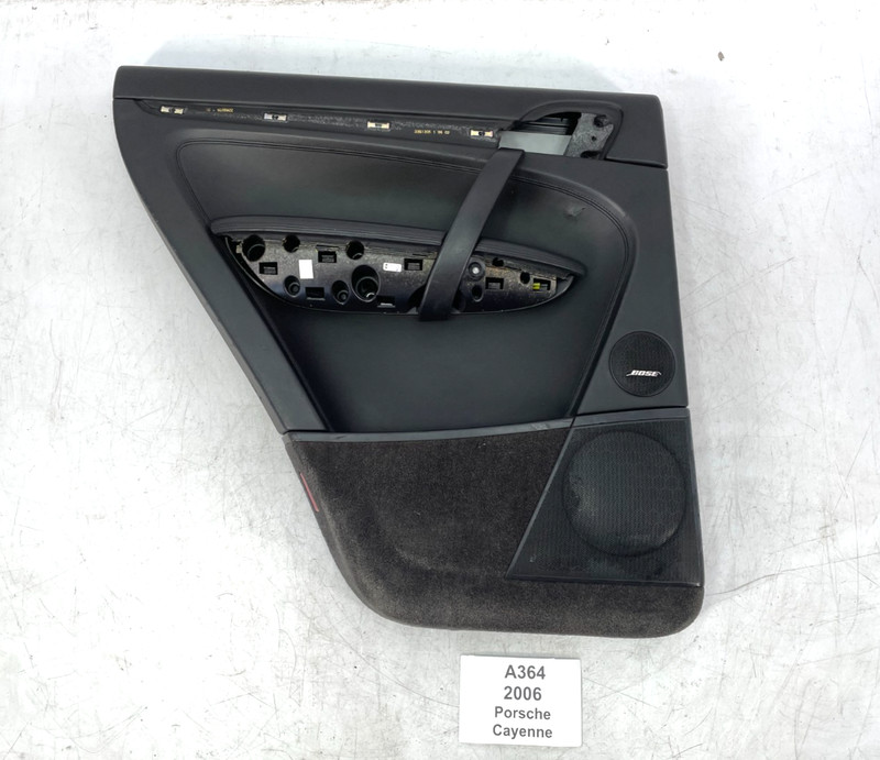 ✅ 03-06 OEM Porsche Cayenne 955 Rear Left Driver Side Door Panel Black*