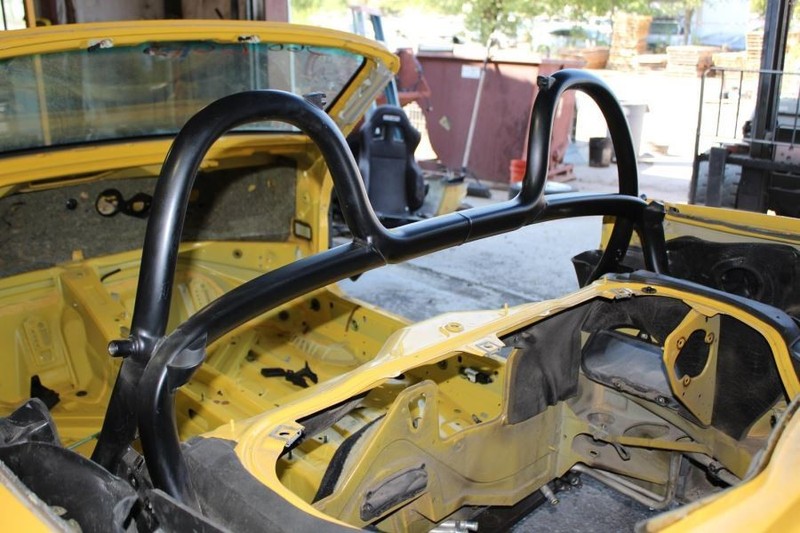 2002-2004 Porsche Boxster 996 2.7L Black Roll Bar