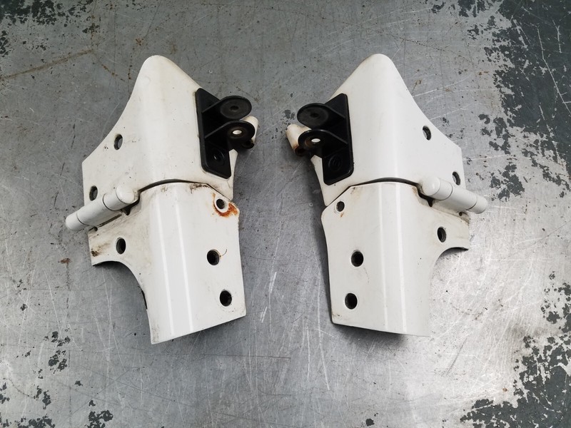 2006 Jeep Wrangler TJ Rubicon 4x4 Windshield Hinges #0921 Q7