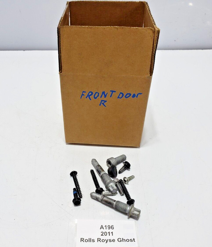 ✅ 10-14 OEM Rolls Royce Ghost RR4 Front Right Passenger Door Bolt Hardware SET