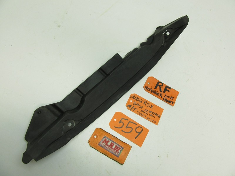 02 03 04 05 06 RSX INNER SPLASH SHIELD LINER RIGHT FRONT R RH RF 74105-S6M-0000