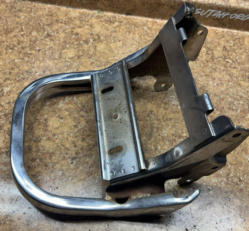 1983 Yamaha XS400 Maxim Rear Fender Grab Bar Chrome Sissy Handle Mount XS 400 F6