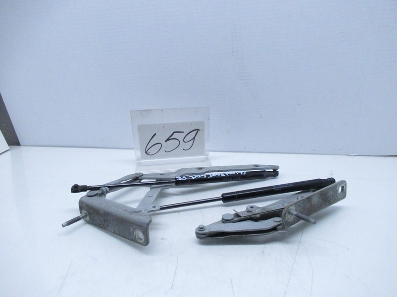 2006-2013 RANGE ROVER SPORT FRONT LEFT / RIGHT HOOD HINGE W SHOCK SET OEM