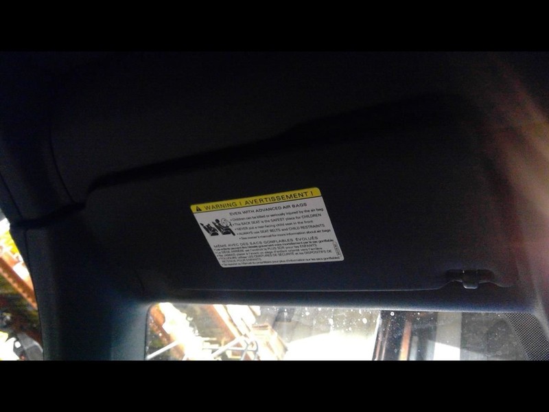 Driver Sun Visor With Illumination Convertible Fits 12-19 BEETLE 1696614