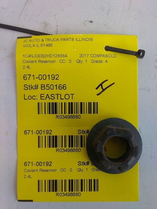 Coolant Reservoir Classic Style Fits 08-17 COMPASS 3498880