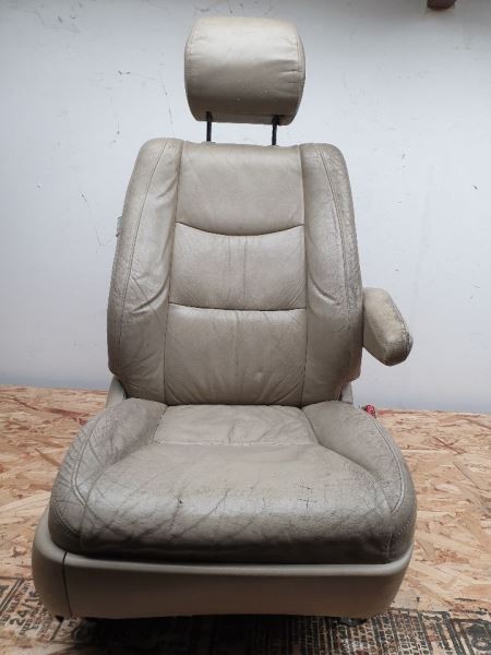 03-04 LEXUS GX470 BASE PASSENGER SIDE FRONT BEIGE LH00 LEATHER SEAT