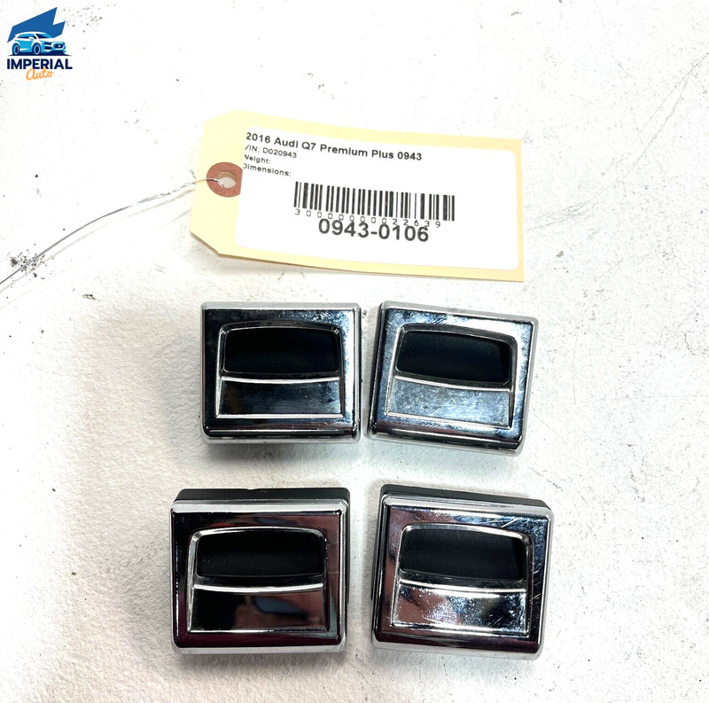 2017 - 2023 AUDI Q7 TRUNK LUGGAGE CARGO TIE DOWN HOOK OEM 4PCS