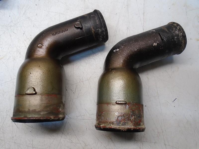H6 YSC-10191-30-0C YAMAHA INTERMEDIATE EXHAUST PIPE ELBOW 5.0 5.7V-8 Set of 2