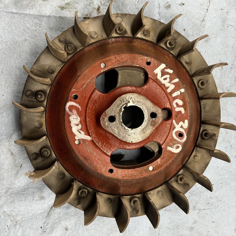 Snow Flight Vintage Snowmobile Kohler 309 Single Motor Flywheel And Cooling Fan