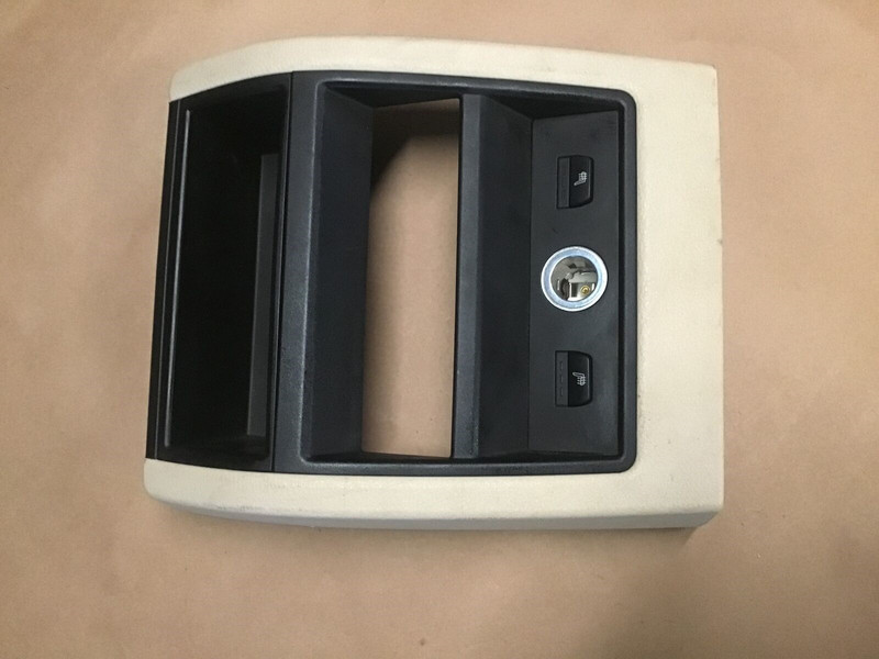BMW X5 F15 Rear Center Console Cover Trim Panel Seat Heat Switch 14-18 ;:A