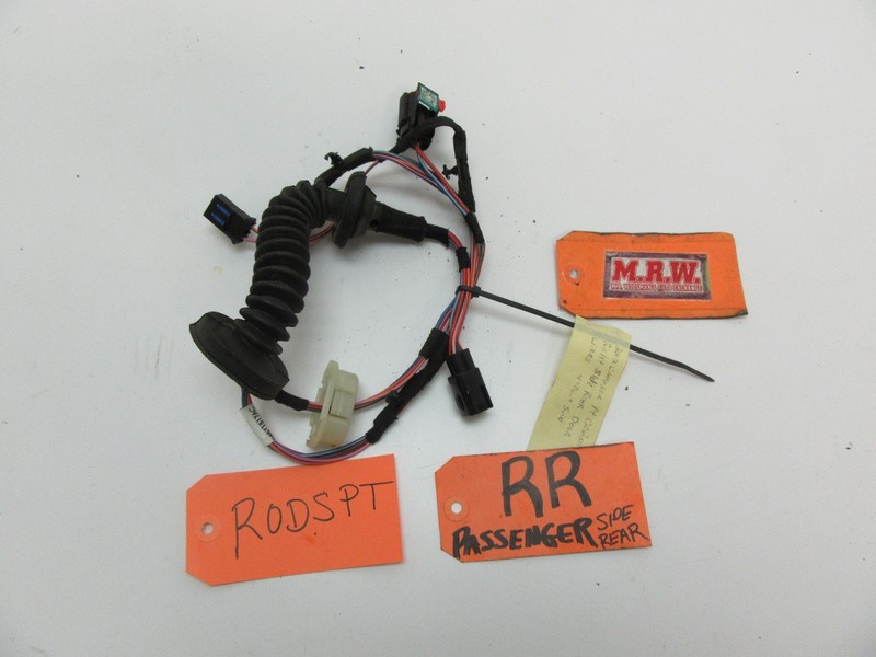 01-10 PT CRUISER REAR DOOR WIRE HARNESS CONNECTOR PLUG PASSENGER RIGHT R RH RR