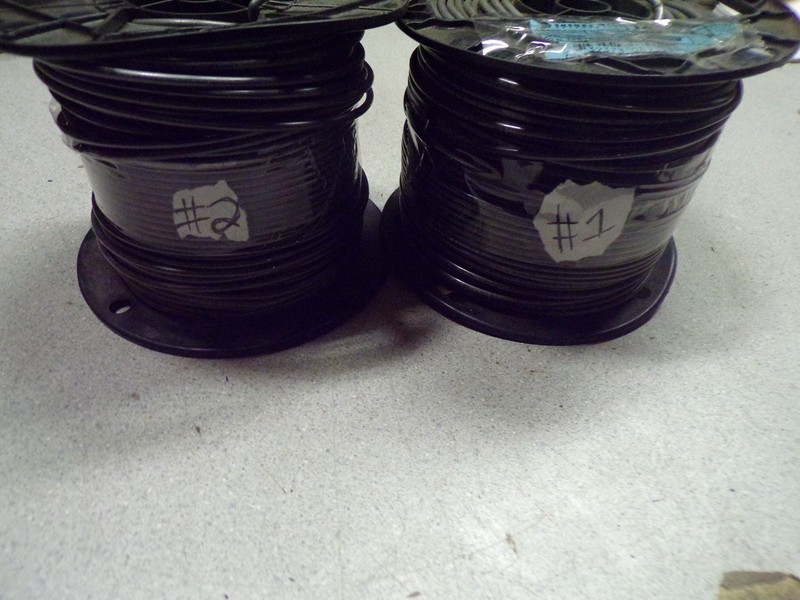 Encore Wire 106100801440 Lot of 2 Parshat Spools of Wire 10.2 lbs & 8.4 lbs