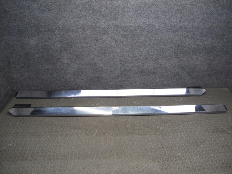 2003-2009 HUMMER H2 FRONT RIGHT & LEFT SIDE ROOF RACK RAIL COVERMOLDING SET