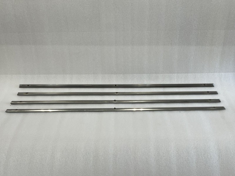 1986 1987 1988 1989 1990 1991 JEEP GRAND WAGONEER CHROME DOOR MOLDING TRIMS SET