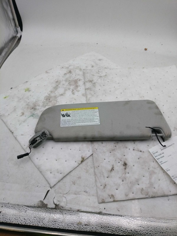 2017 Audi A6 White Left Sun Visor OEM 241399 Used 106K Miles