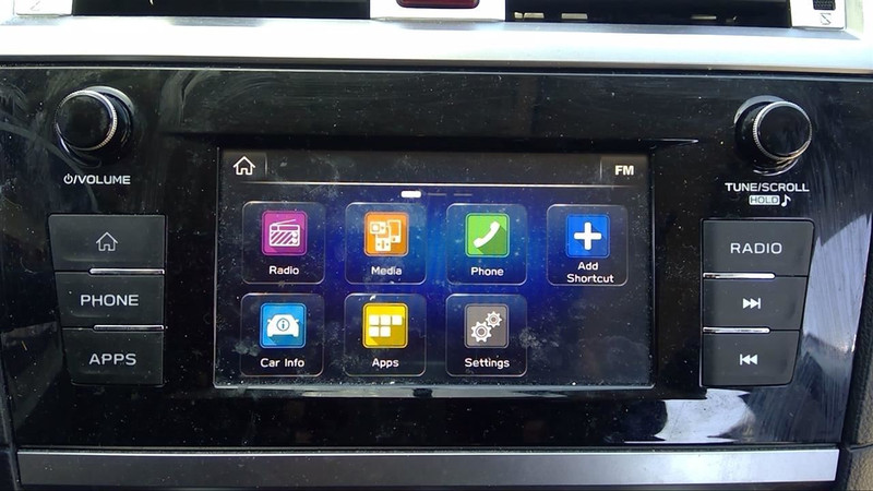 2018 Subaru Legacy NON-NAV Radio Stereo Menu Info Screen Display Monitor Oem
