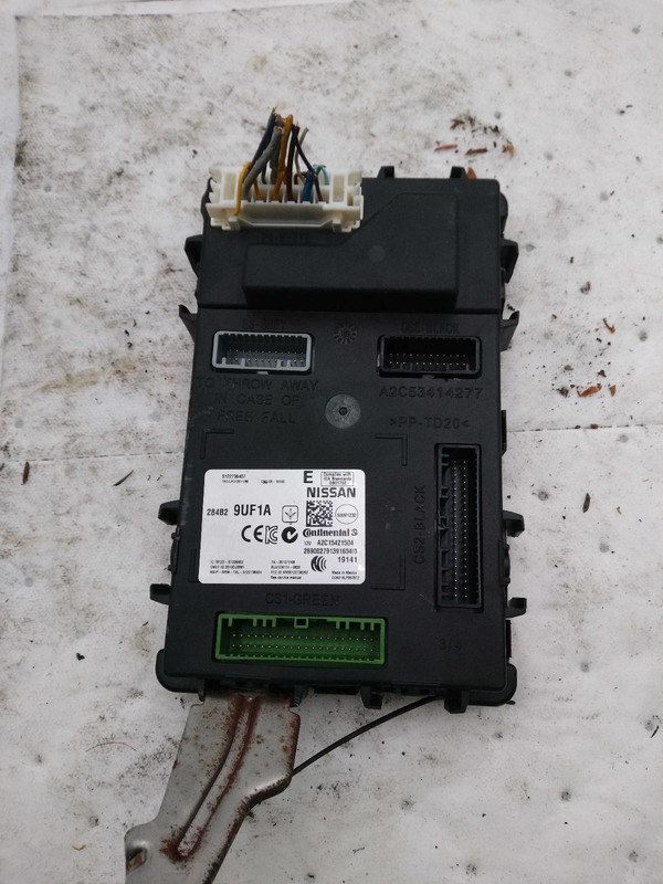 2019 Nissan Murano Body Control Module OEM 284B29UF1A 87K Miles White
