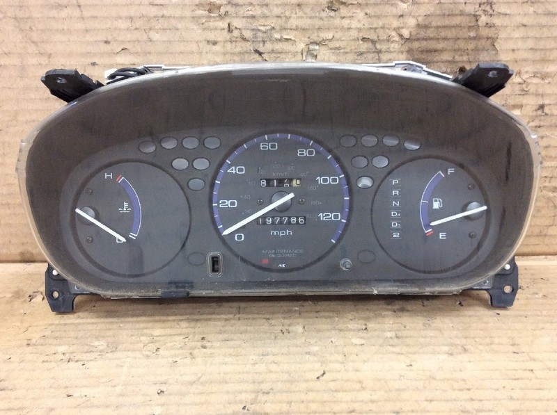 96 97 98 99 00 Civic DX AT Instrument Cluster Speedo Tacho Meter Gauges Used OEM