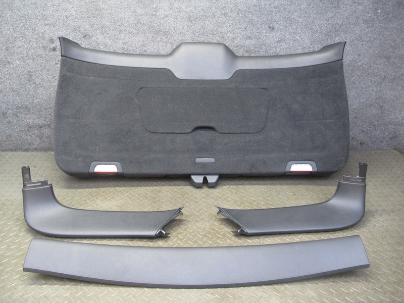 2011-2018 PORSCHE CAYENNE 958 TAIL GATE TRUNK DOOR LOWER UPPER TRIM COVER SET