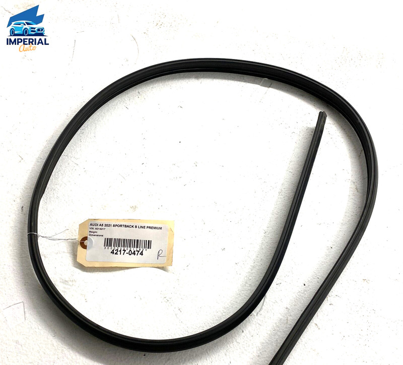 Front Right Side Upper Protect Strip Door Seal OEM Audi A5 Sportback 2018-2023
