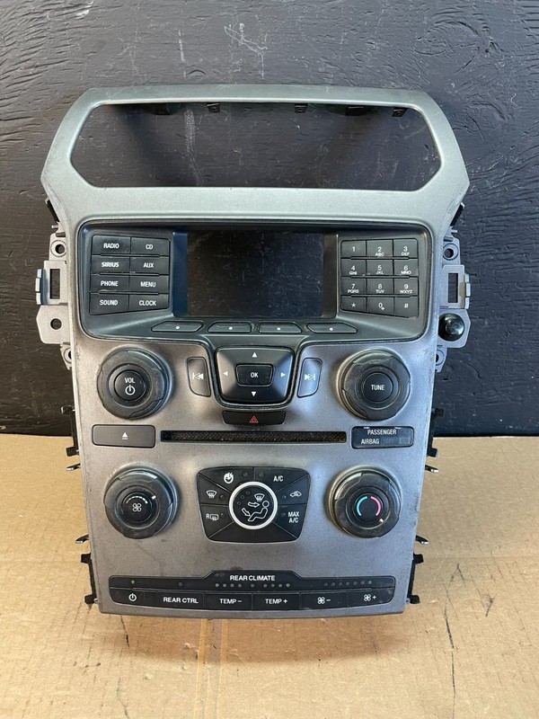 2011 to 2014 Ford Explorer Radio Climate Control Trim Bezel Panel Oem ac2346 DG