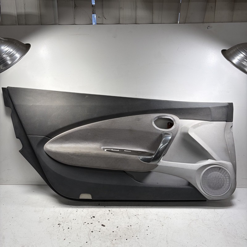 11-16 Honda CR-Z Left Door Panel Black/Gray OEM