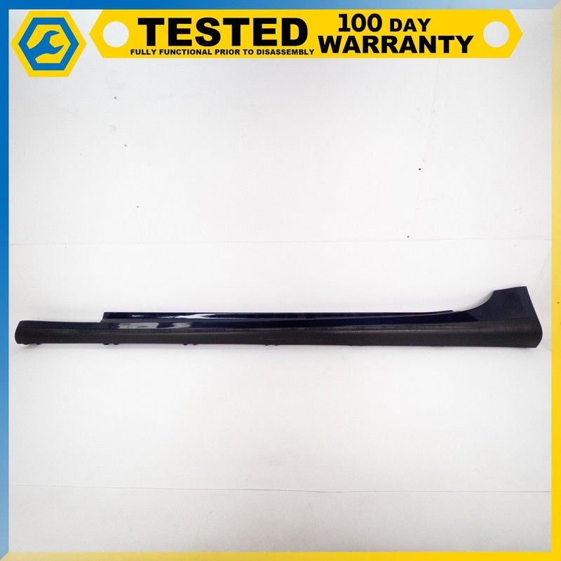 14-19 MASERATI QUATTROPORTE LEFT SIDE SKIRT ROCKER PANEL MOLDING BLUE OEM